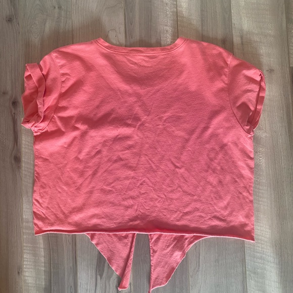 Girls Heart Cropped Tee - Roxy - Picture 2 of 3